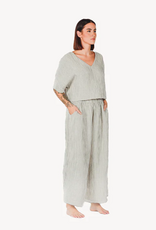 Pokoloko Pokoloko Striped Crinkle Palazzo pants