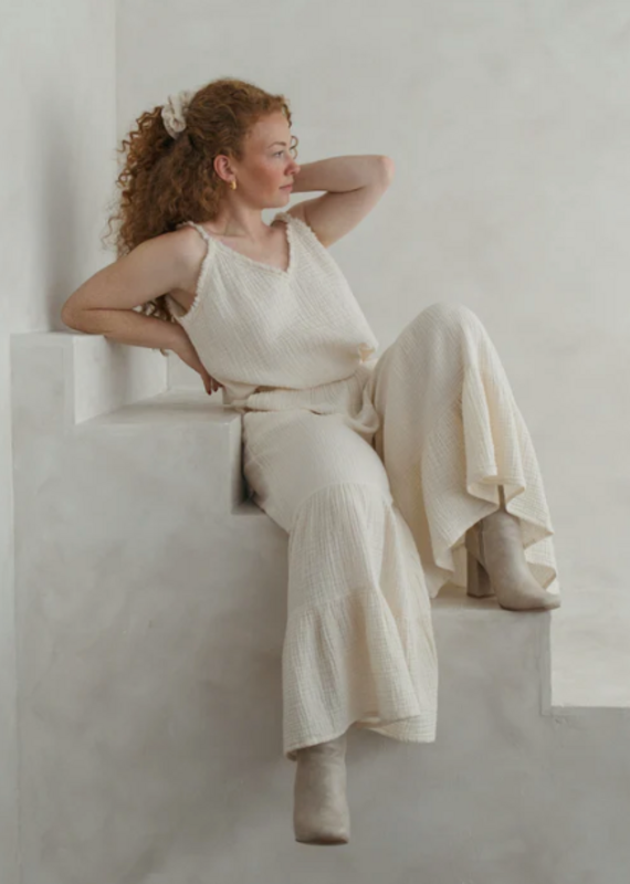 Pokoloko Crinkle Strappy top