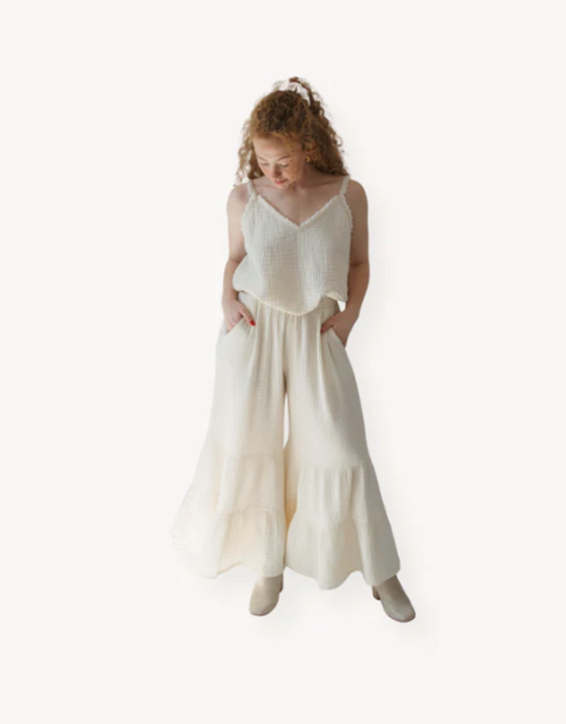 Pokoloko Pokoloko Crinkle Ruffled pants