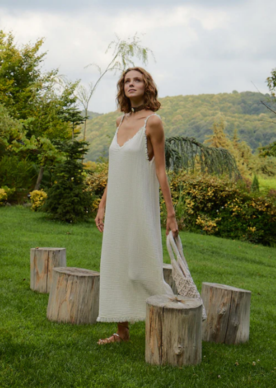 Pokoloko Crinkle Strappy dress