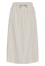 Ichi Ichi Foxa stripe midi skirt