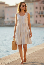 Ichi Ichi Foxa striped dress