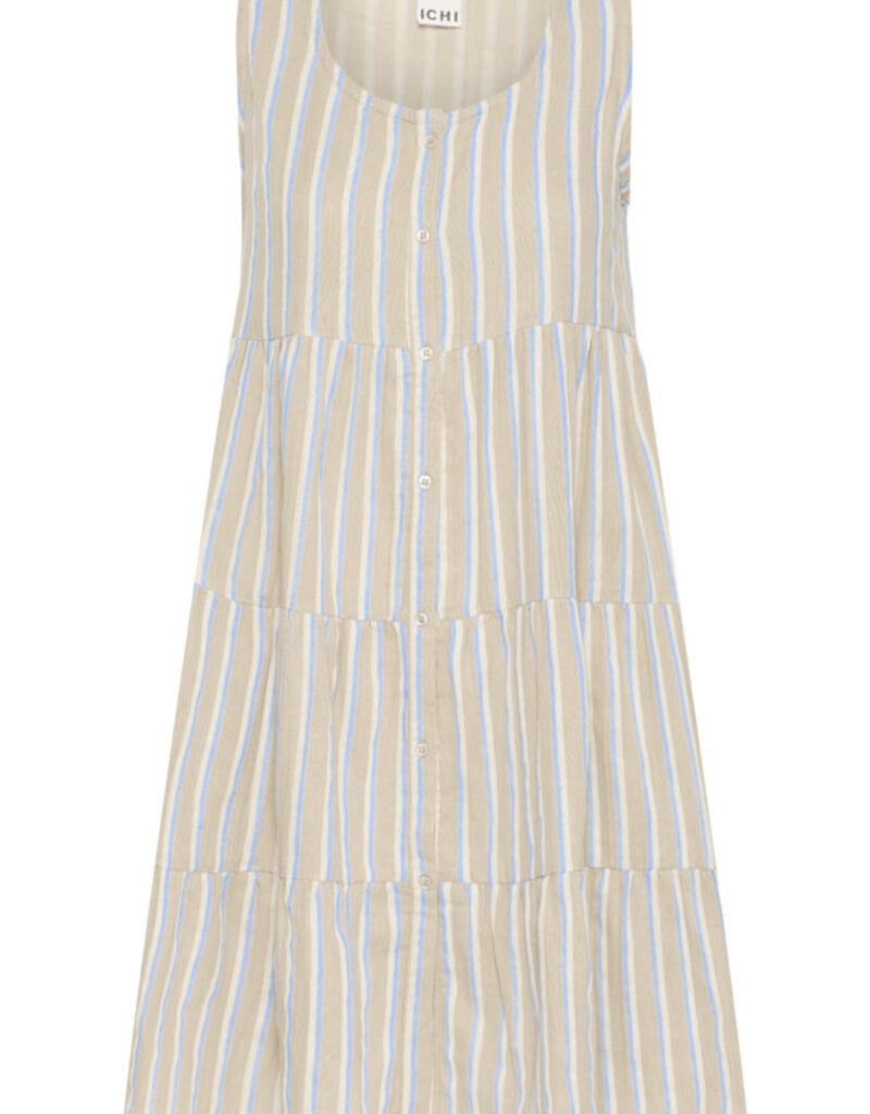 Ichi Ichi Foxa striped dress