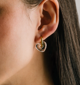 Lover's Tempo Corazon Heart Hoop