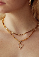 Lover's Temp Lover's Tempo Lovestruck heart necklace