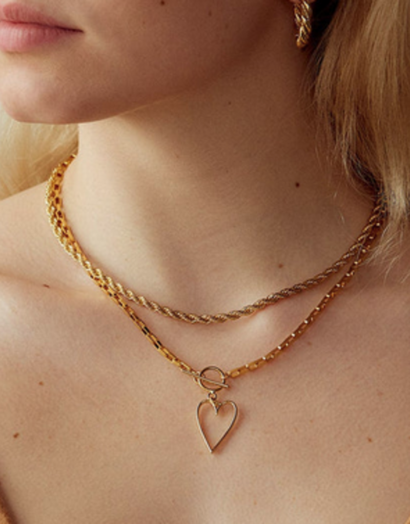Lover's Temp Lover's Tempo Lovestruck heart necklace