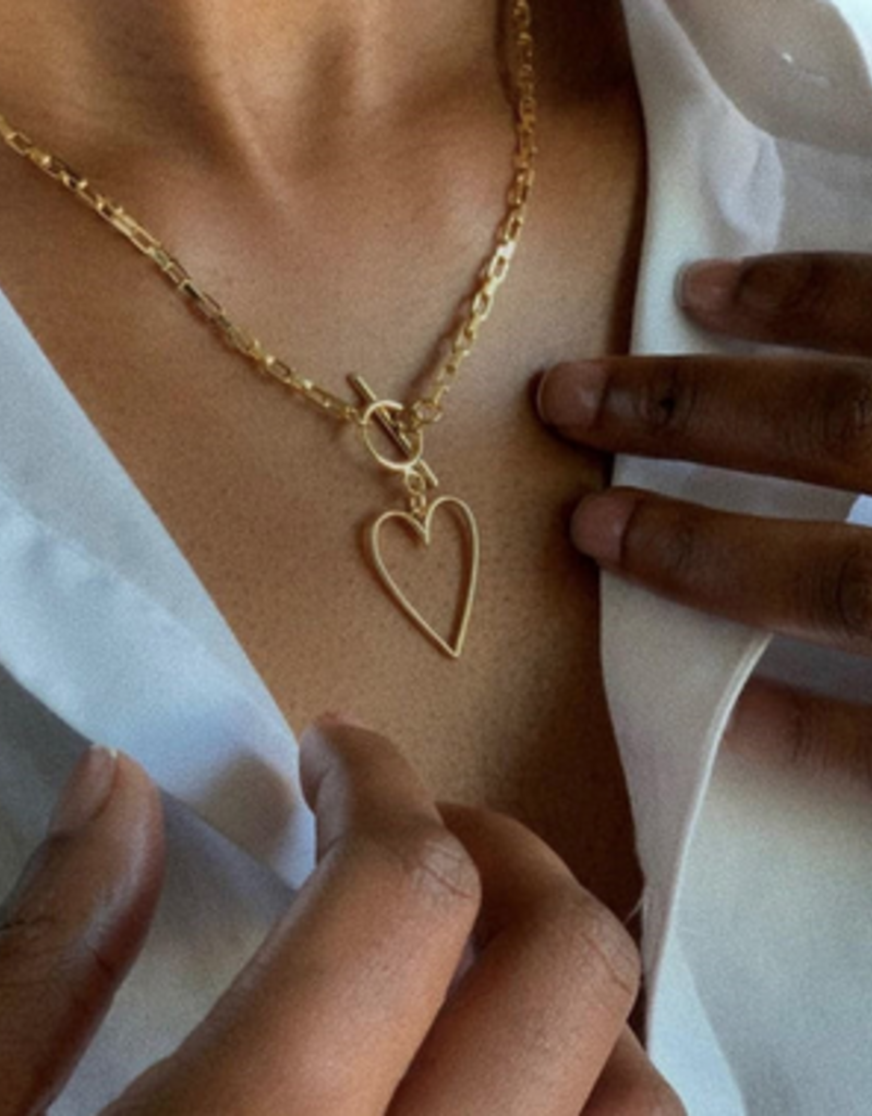 Lover's Temp Lover's Tempo Lovestruck heart necklace