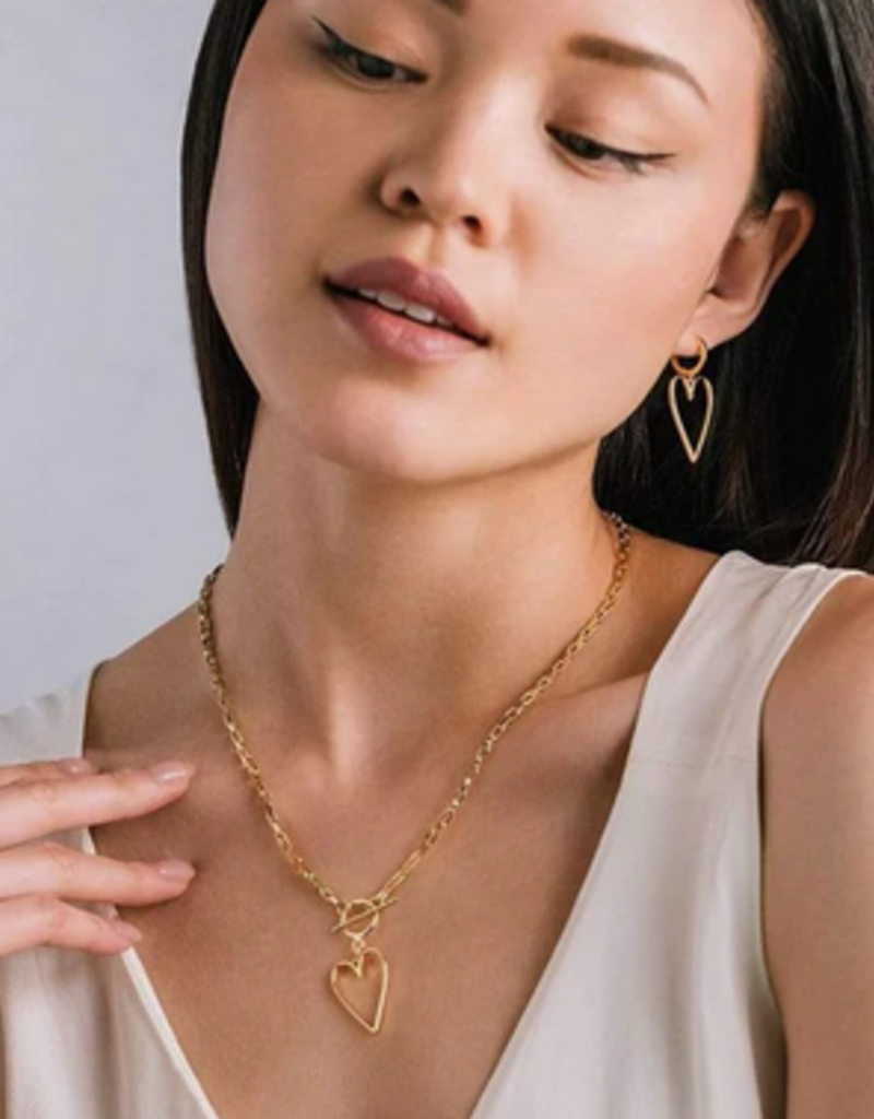 Lover's Temp Lover's Tempo Lovestruck heart necklace