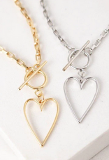 Lover's Temp Lover's Tempo Lovestruck heart necklace