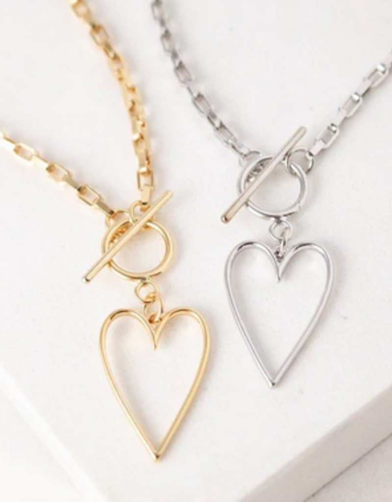 Lover's Temp Lover's Tempo Lovestruck heart necklace