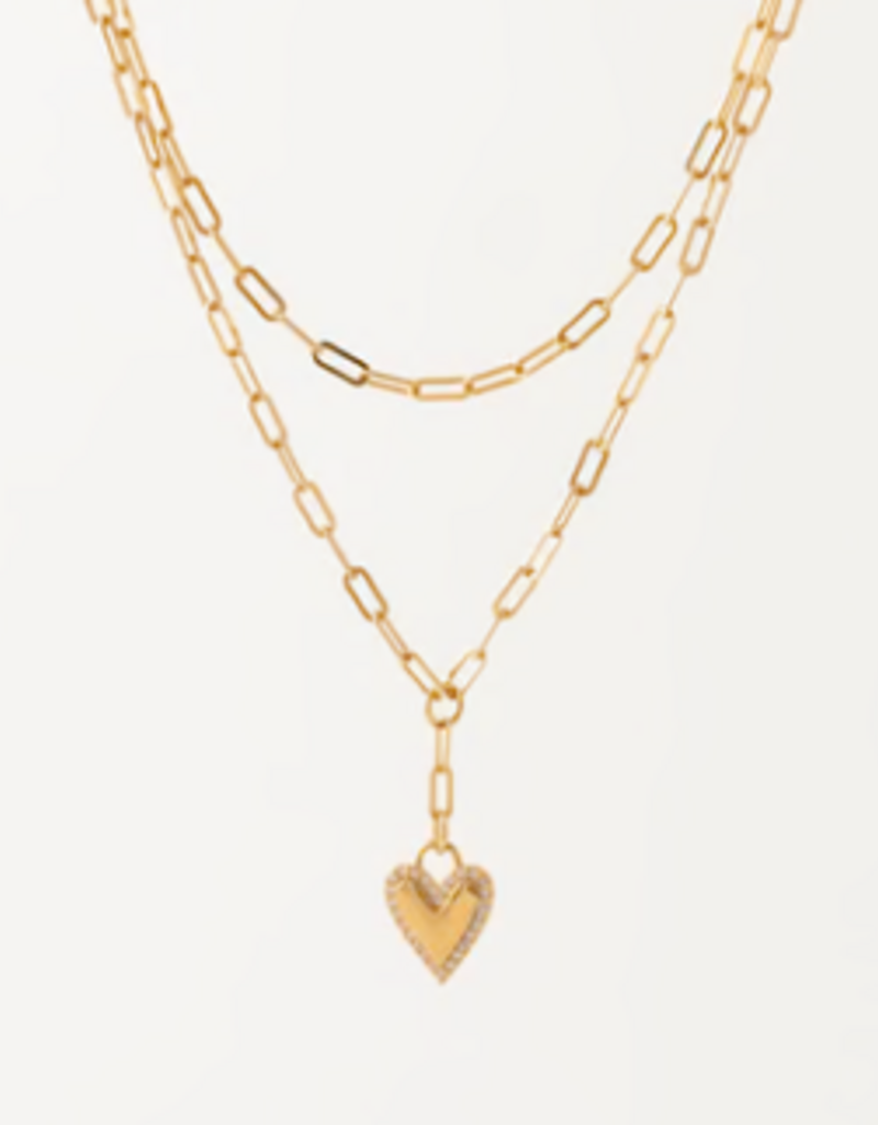 Lover's Tempo Lover's Tempo Verona Pave Heart Necklace