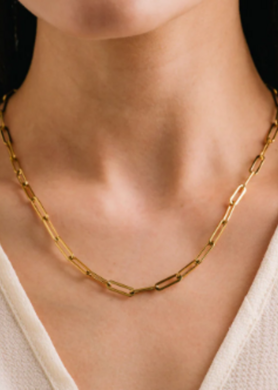 Lover's Tempo Bold Paperclip necklace