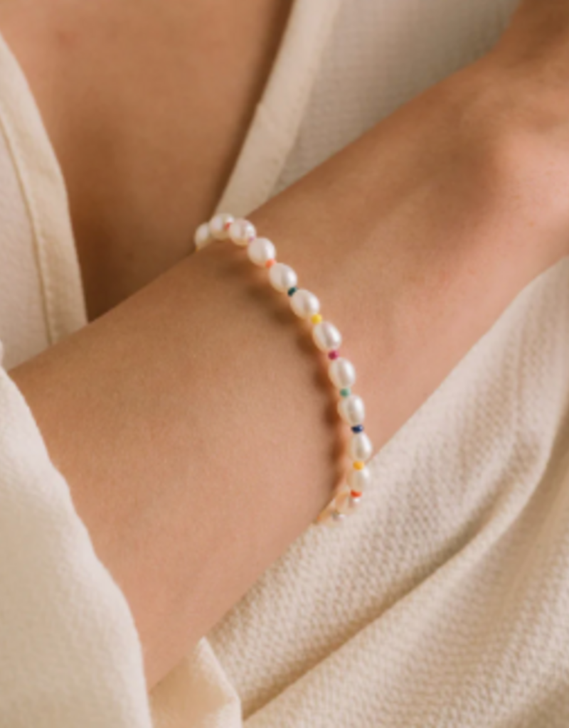 Lover's Tempo Lover's Tempo Rainbow pearl bracelet