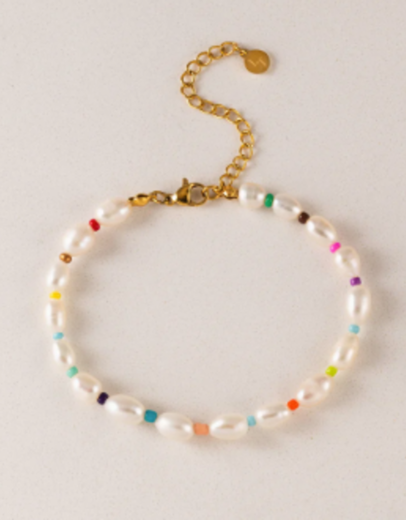 Lover's Tempo Lover's Tempo Rainbow pearl bracelet