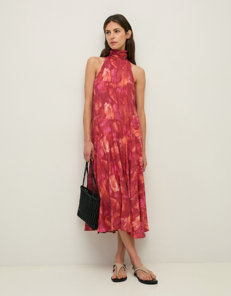 Yerse Yerse Long Halter dress