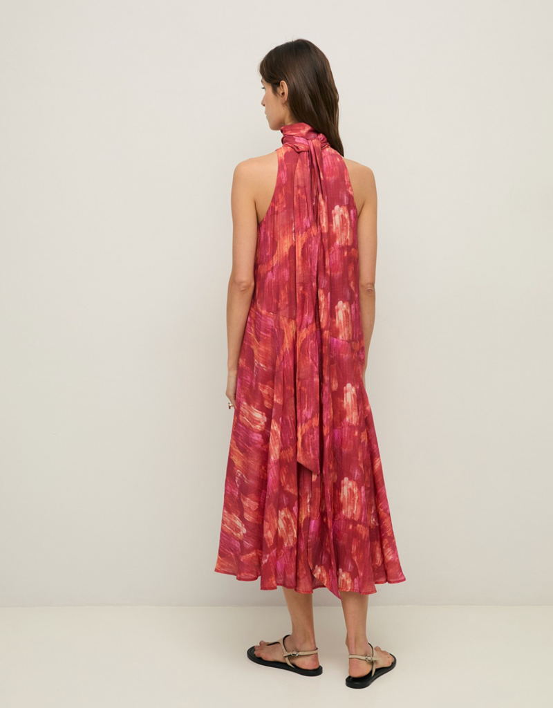 Yerse Yerse Long Halter dress