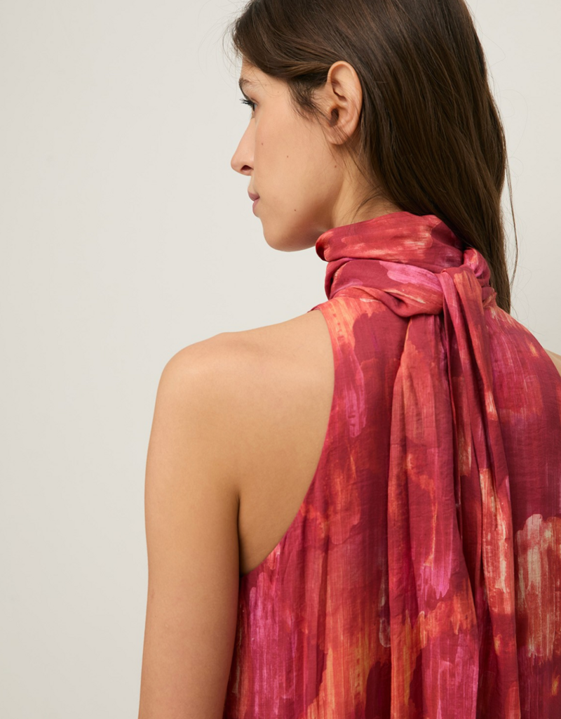 Yerse Yerse Long Halter dress