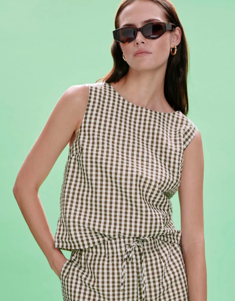 Sanctuary Sanctuary Better Days Gingham shell