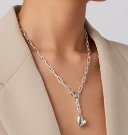 Jenny Bird Puffy Heart necklace