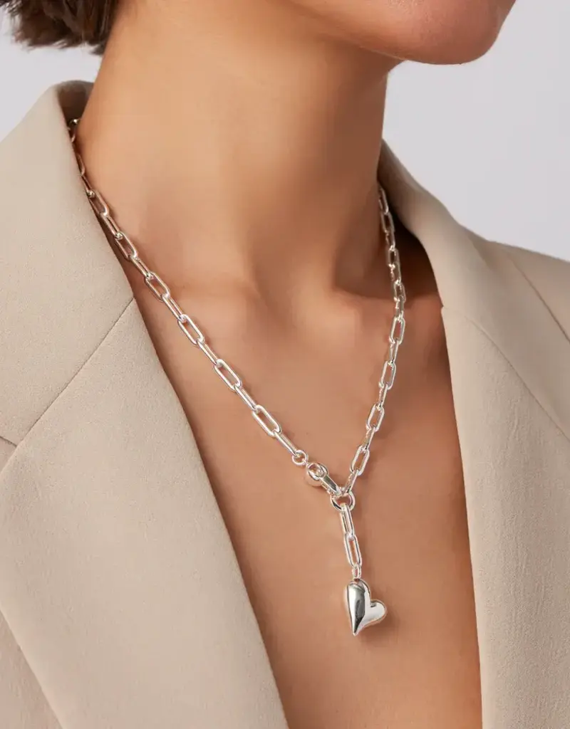 Jenny Bird Jenny Bird Puffy Heart necklace