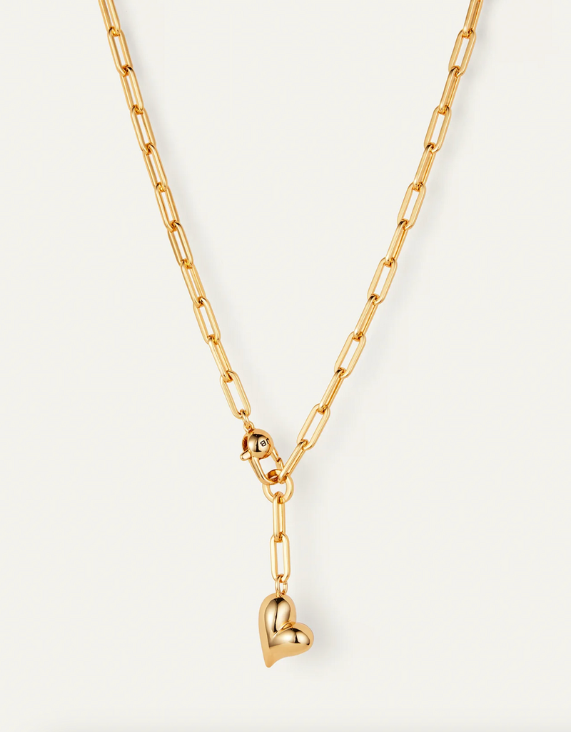 Jenny Bird Jenny Bird Puffy Heart necklace