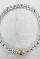 Saskia de Vries Saskia Gold Rondelle bracelet