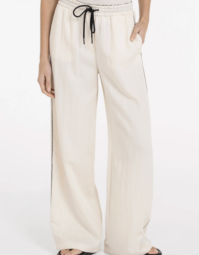YaYa Yaya Wideleg w contrast side stitch