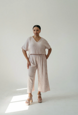 Pokoloko Pokoloko Striped Crinkle Palazzo pants