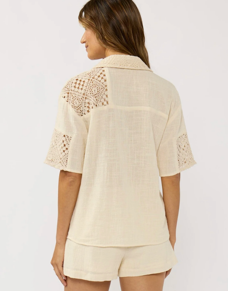 Lovestitch Lovestitch Carmen Patchwork blouse