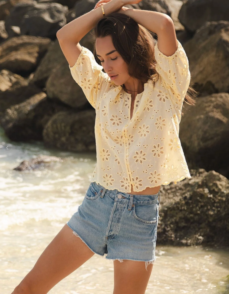 Lovestitch Lovestitch Nina Eyelet blouse