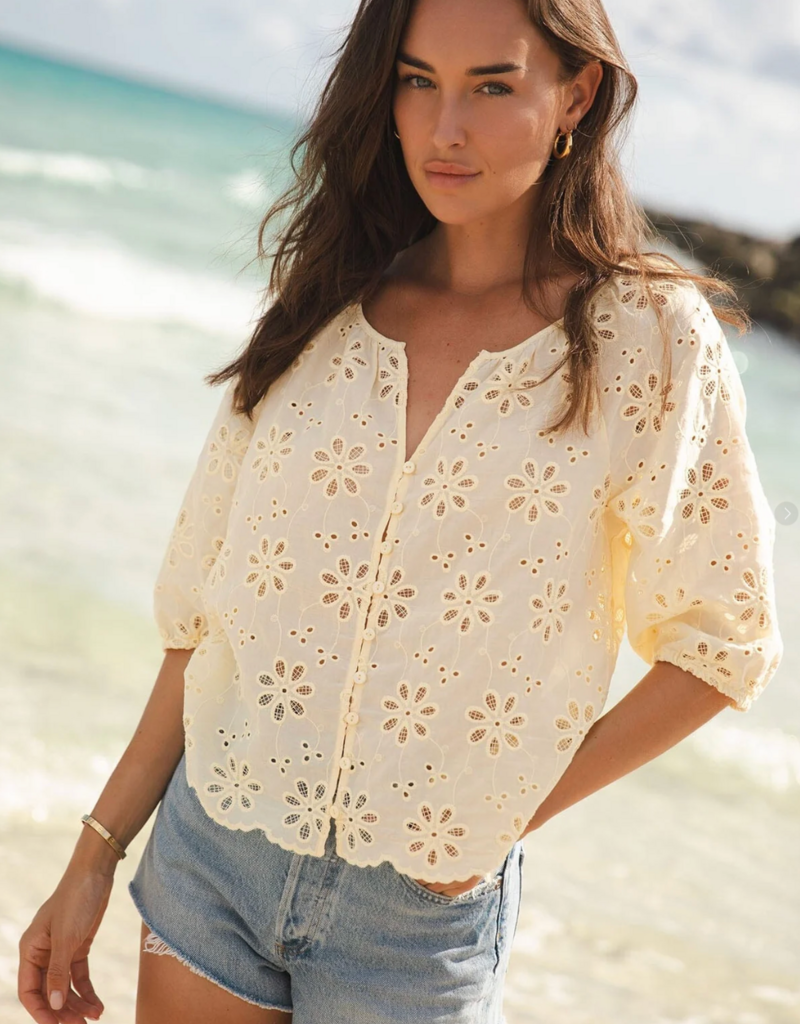 Lovestitch Lovestitch Nina Eyelet blouse