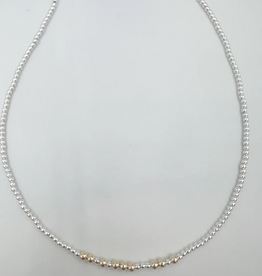 Saskia de Vries LOVED Morse code necklace