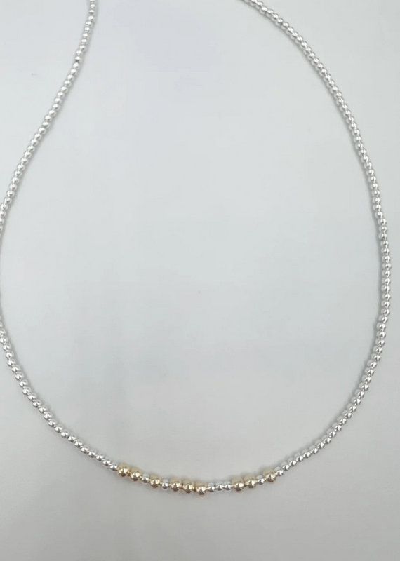 Saskia de Vries LOVED Morse code necklace