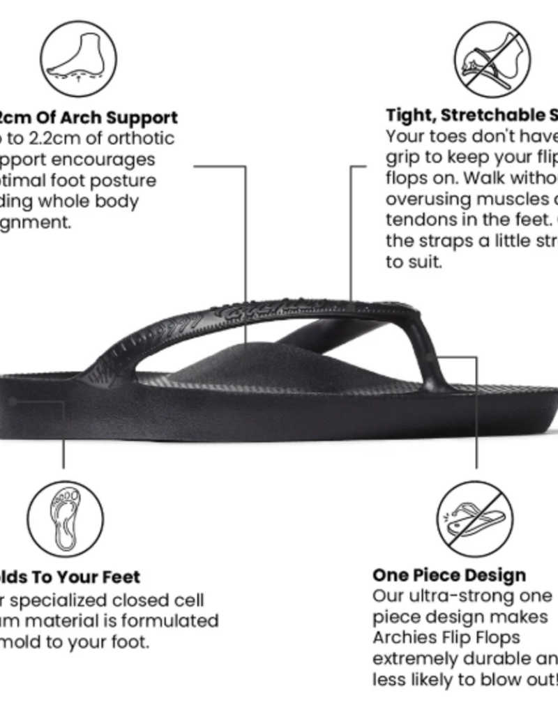 Archies Arch Support Flip Flops