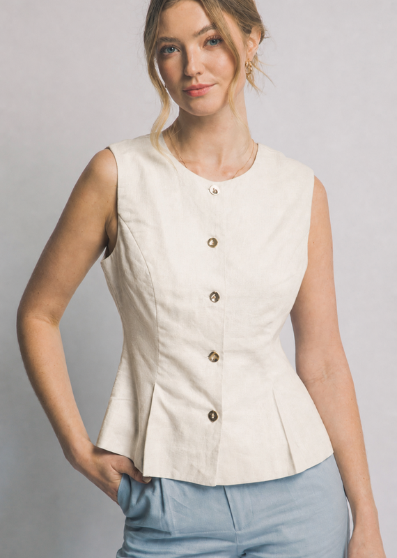Peplum Vest