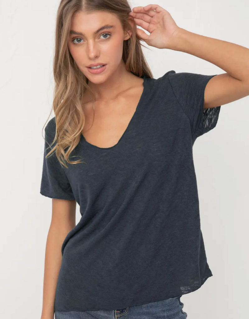 Wasabi + Mint Vneck