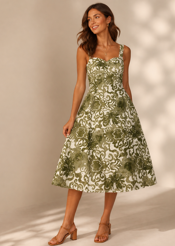 Eyelet dress