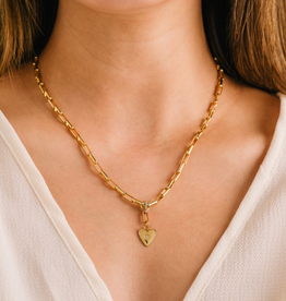 Lover's Tempo Verona Starburst Heart necklace