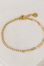 Lover's Tempo Lover's Tempo Tennis paperclip bracelet