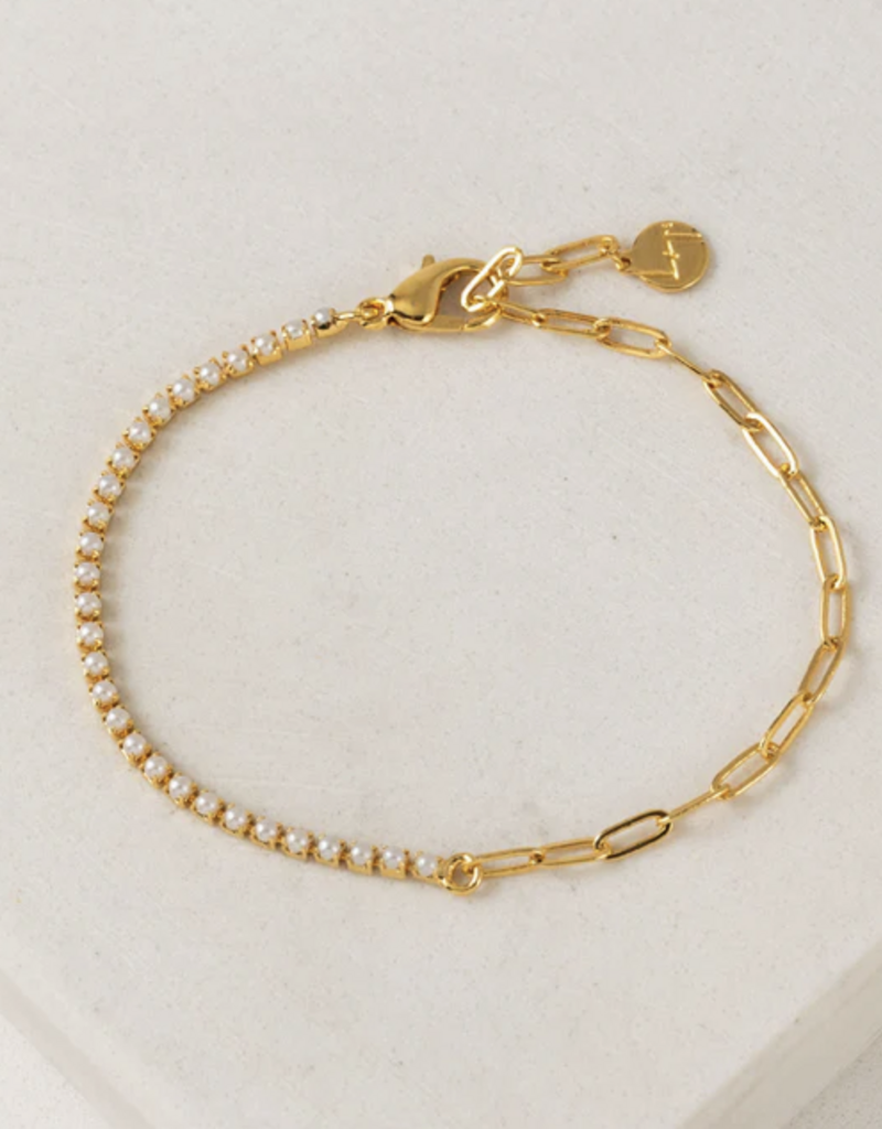 Lover's Tempo Lover's Tempo Tennis paperclip bracelet