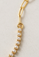Lover's Tempo Lover's Tempo Tennis paperclip bracelet