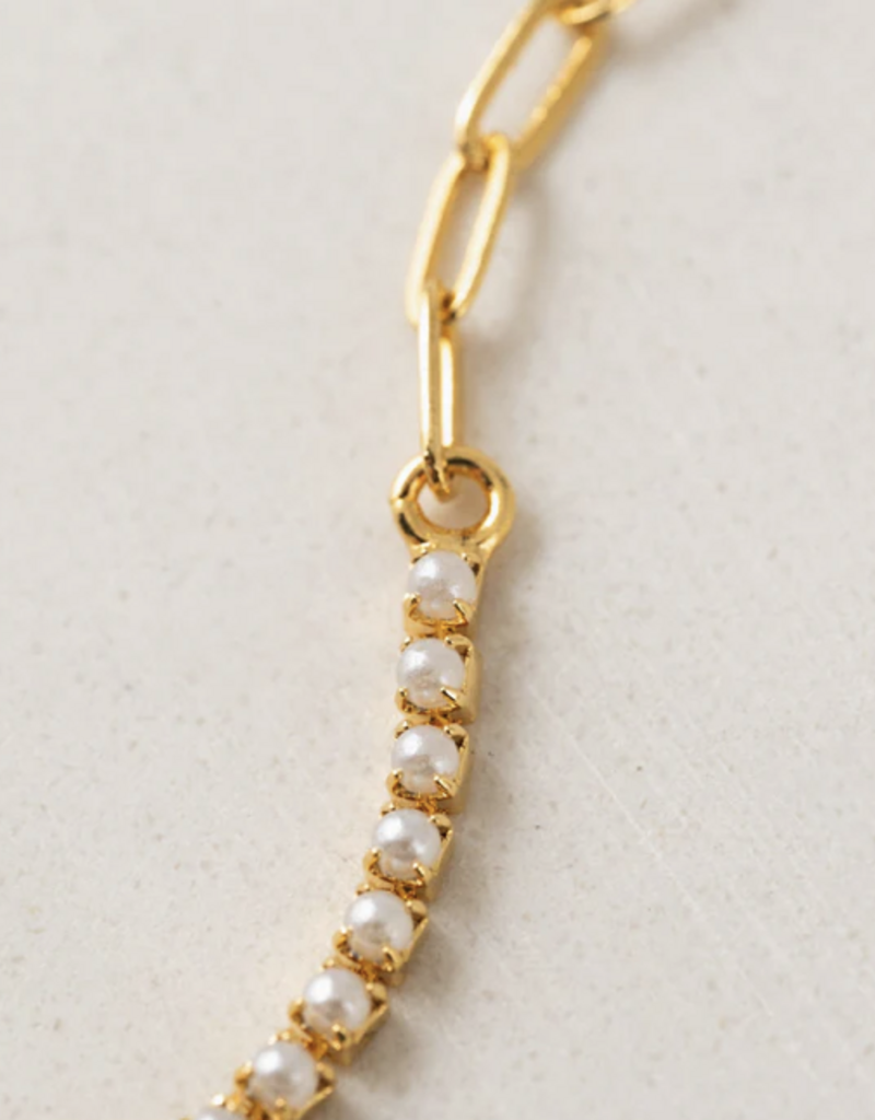 Lover's Tempo Lover's Tempo Tennis paperclip bracelet