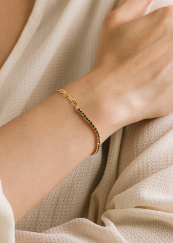 Lover's Tempo Tennis paperclip bracelet