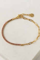 Lover's Tempo Lover's Tempo Tennis paperclip bracelet