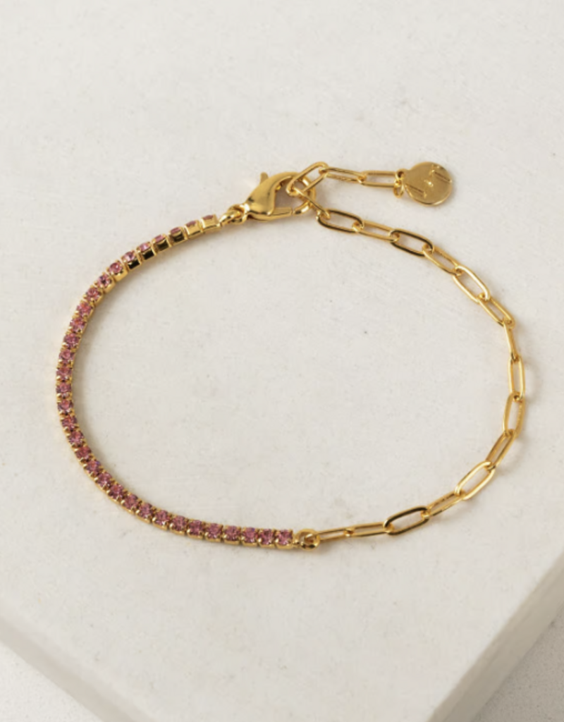 Lover's Tempo Lover's Tempo Tennis paperclip bracelet