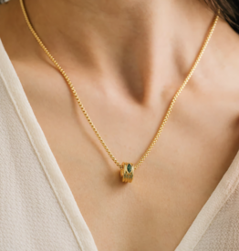Lover's Tempo Marquise Groove necklace
