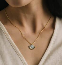 Lover's Tempo Moonpetal Pendant