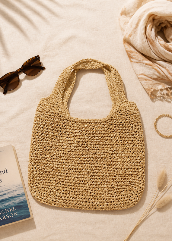 Straw bag