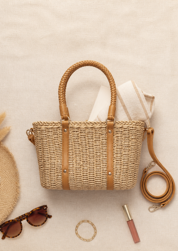 Square Straw bag
