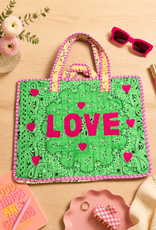POL LOVE Quilted Tote